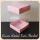10x10x16 Double Sided, Pink Polka Dot Cardboard Base and PVC Box