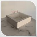 10x10x3 Box with White Cardboard Bottom and Acetate Wall