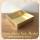 12x12x3 Metallic Gold Cardboard Base and PVC Box