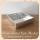 12x12x3 Metallic Silver Cardboard Base and PVC Box