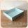 12x15x3 Blue Polka Dot Cardboard Base and PVC Box