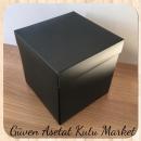 15X15X15 Black Complete Cardboard Box