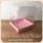 15x15x17.5 Pink Polka Dot Cardboard Base and PVC Box