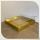 20x20x5 Gold Metallized Cardboard Top Acetate Box