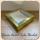 20x20x5 Gold Metalized Cardboard Box with Window