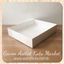 20x25x5 Box with White Cardboard Bottom and Acetate Top