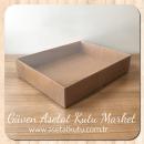 20x25x5 Box with Kraft Bottom and Acetate Top