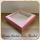 25x25x5 Pink and White Striped Cardboard Box with PVC Window