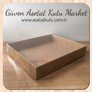 25x30x5 Box with Kraft Bottom and Acetate Top