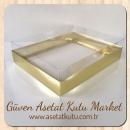 26x33x8 Gold Metalized Box