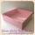 35x35x10 Pink Cardboard Bottom Acetate Box