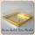 35x35x10 Metallic Gold Cardboard Base and PVC Box