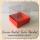 5x5x5 Red Cardboard Top Acetate Box