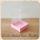 6x6x10 Pink Cardboard Bottom Acetate Box