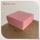 8x8x3.5 Pink Complete Cardboard Box