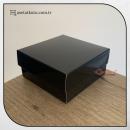 8x8x3.5 Black Complete Cardboard Box