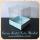 9x9x10 Blue Polka Dot Cardboard Base and PVC Box
